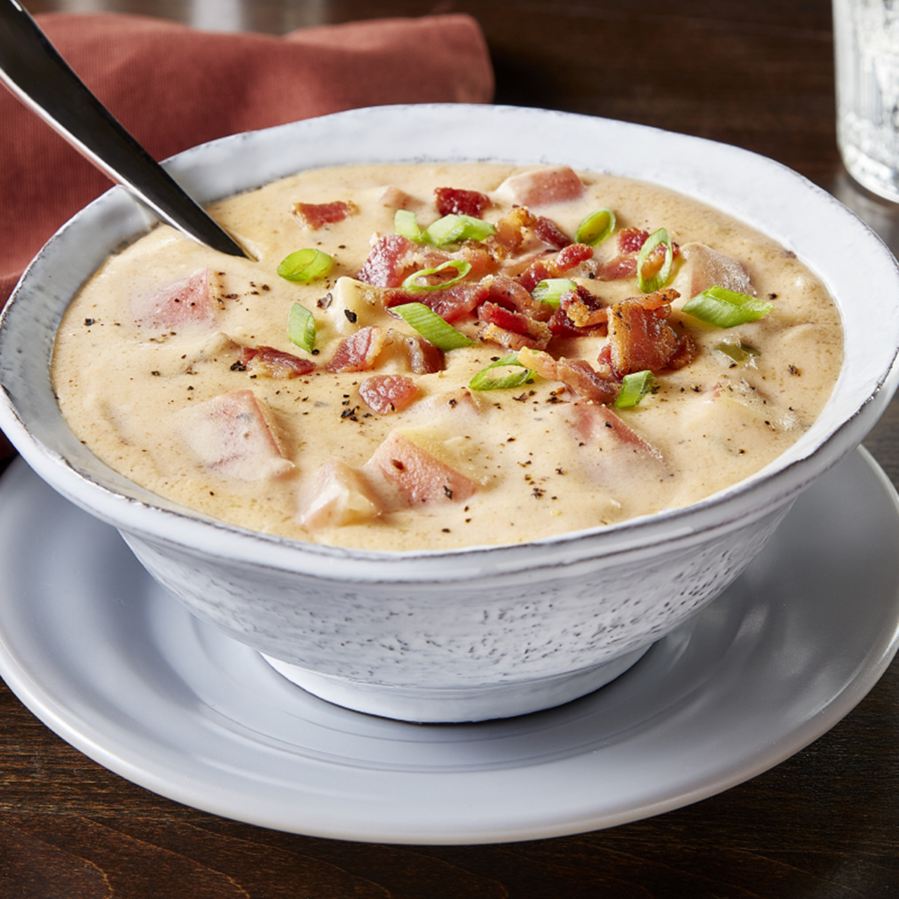 Loaded Cheesy Potato Soup