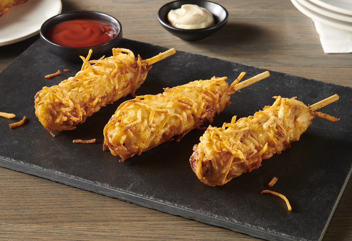 Korean Hash Brown Corndog