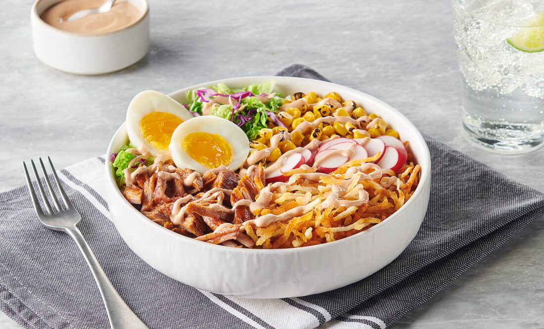 Smoky Chipotle Elote Pork Al Pastor Bowl