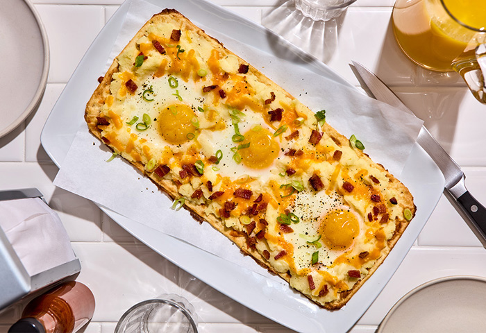 Loaded Mashed Potato Flatbread
