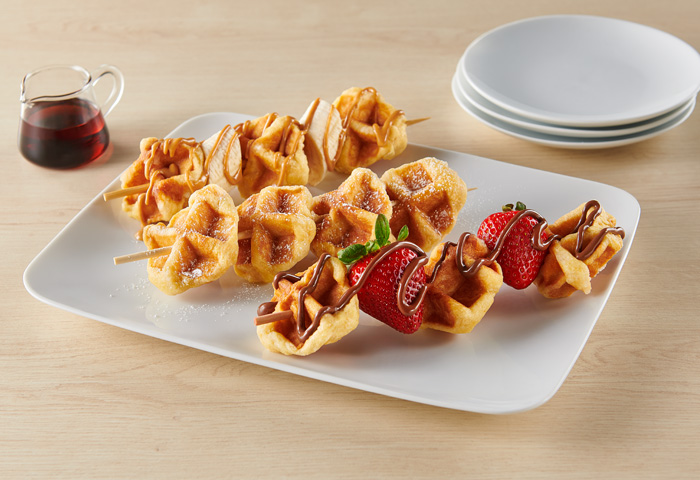 Waffle Skewers Flight Trio