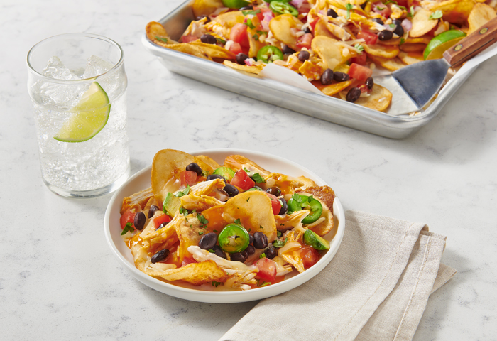  Buffalo Chicken Sheet Pan Potato Nachos