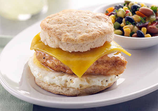 Fried Egg Biscuit Sandwich - Southern