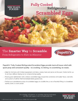 Fully Cooked Refrigerated Scrambled Eggs