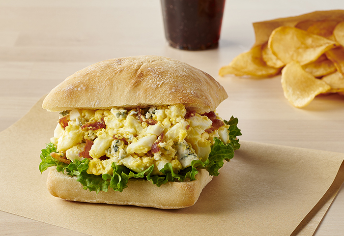 Smokey Bacon Blue Cheese Egg Salad