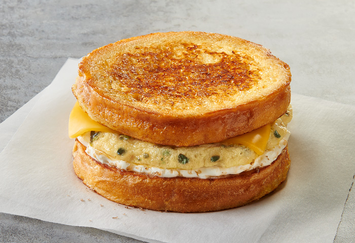 Swicy Breakfast Grilled Cheese