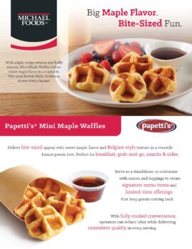 Papetti's® Mini Maple Waffles