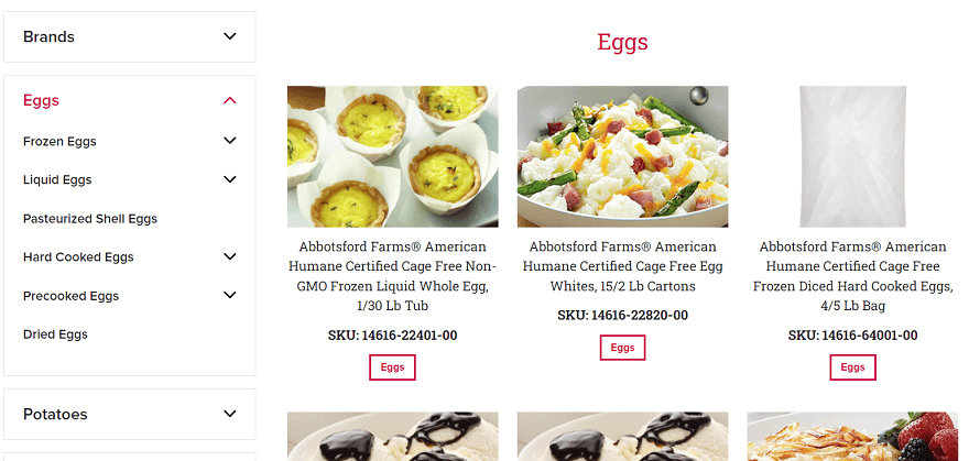 Egg Ingredients