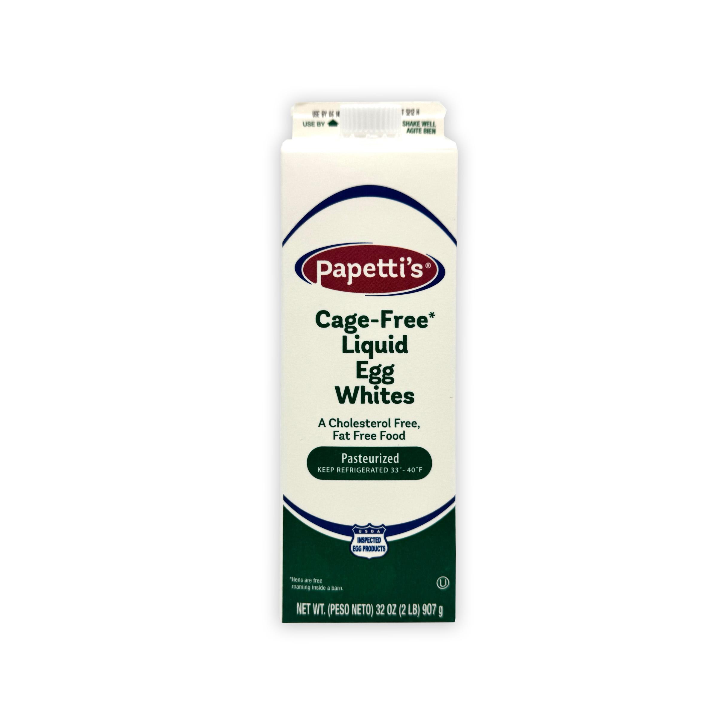 Papetti’s® Cage-Free Egg Whites, 15/2 Lb Cartons