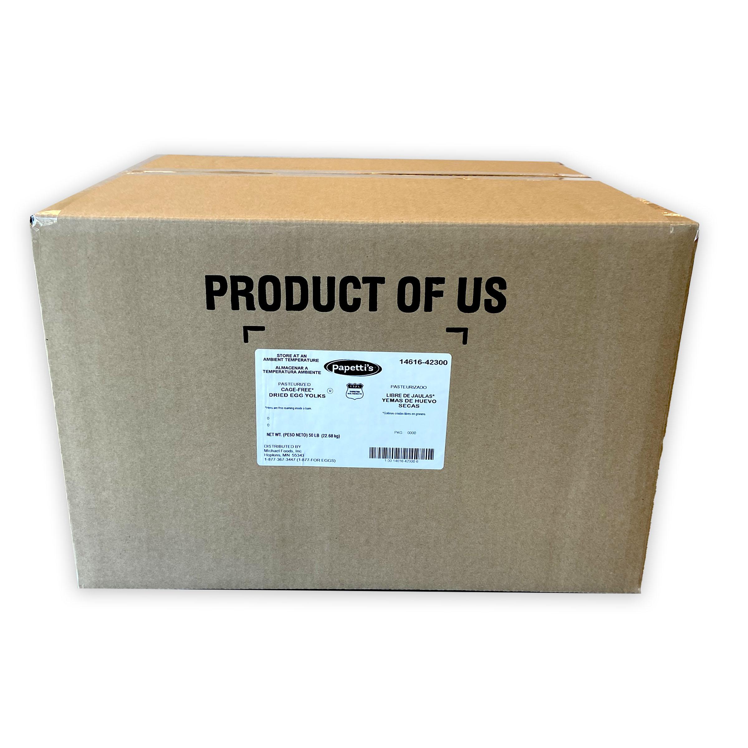 Papetti’s® Cage-Free Dried Egg Yolks, 1/50 LB Box