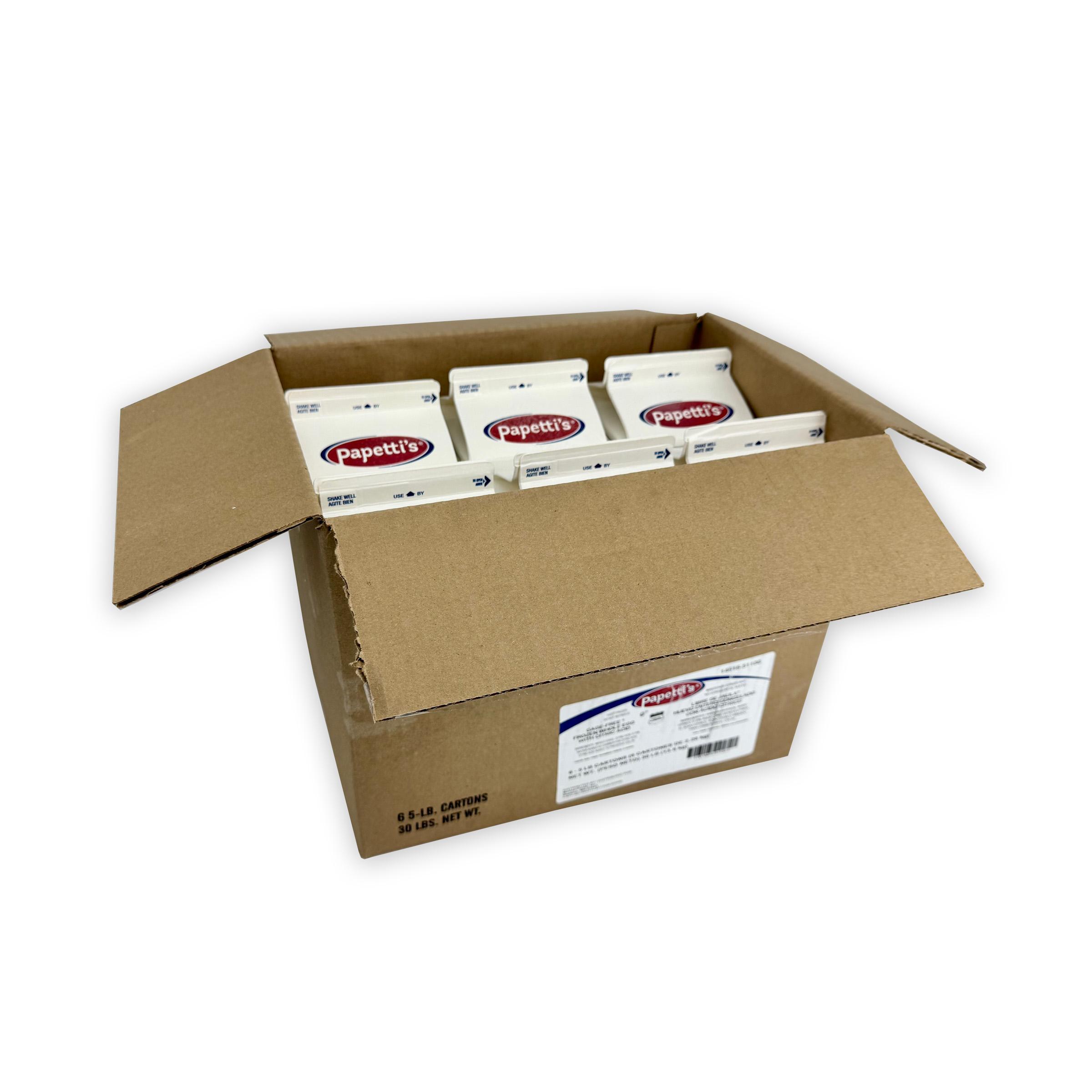 Papetti’s® Cage-Free Frozen Liquid Whole Eggs w/Citric Acid, 6/5 Lb Cartons