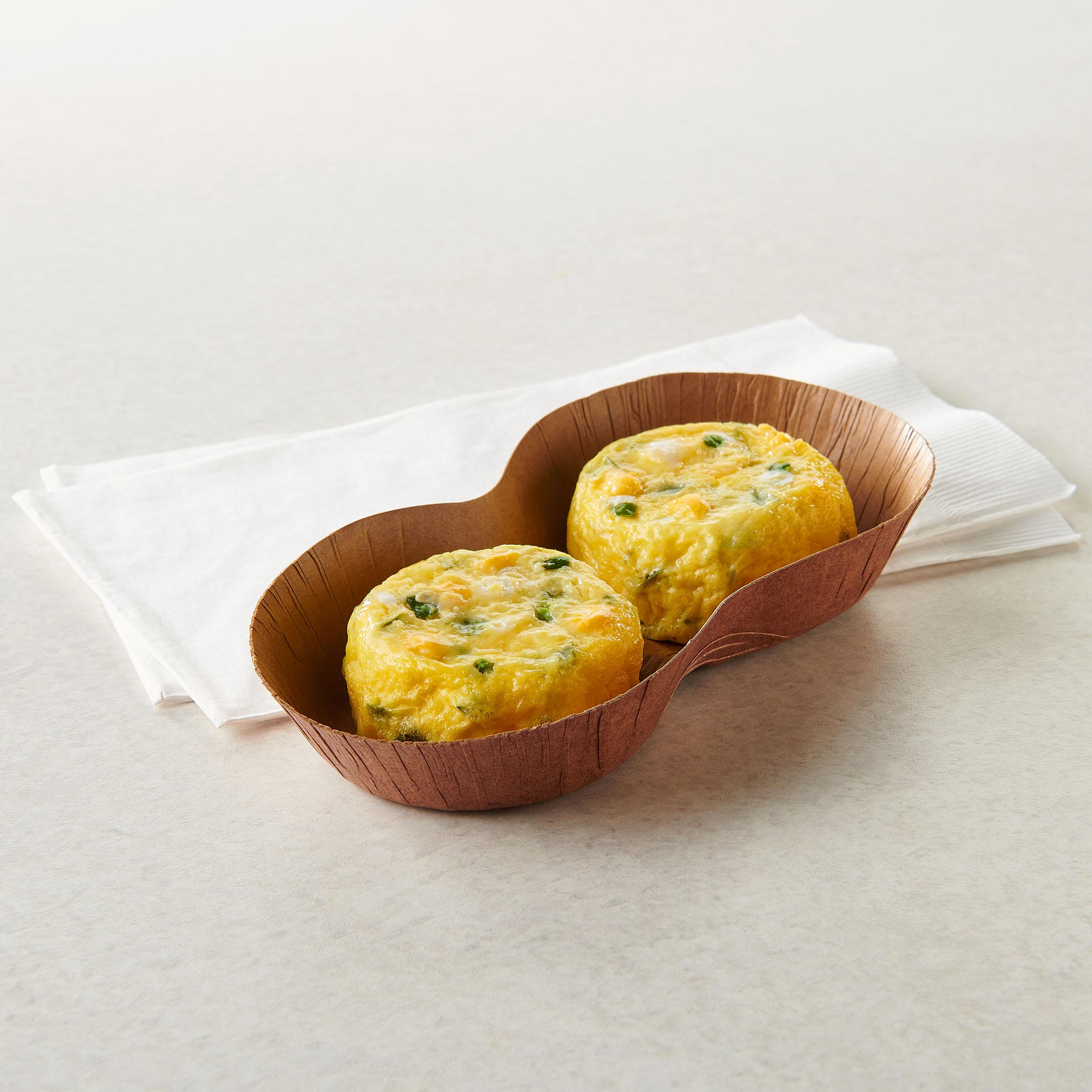 Papetti's® Cage-Free Fully Cooked Spicy Egg Bite with Cheese and Jalapeno, 120/1.75oz