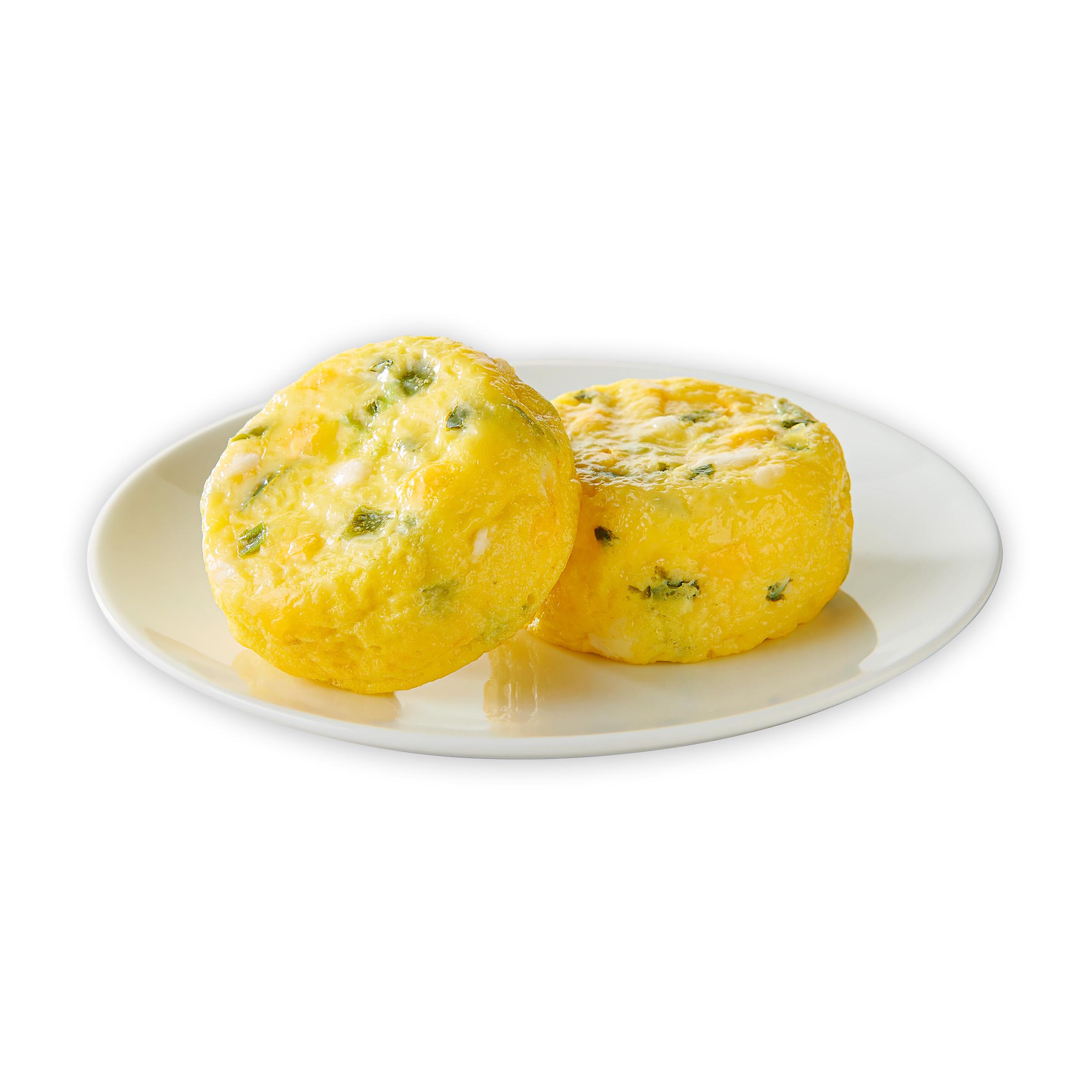 Papetti’s® Cage-Free Fully Cooked Spicy Egg Bite with Cheese and Jalapeno, 120/1.75oz