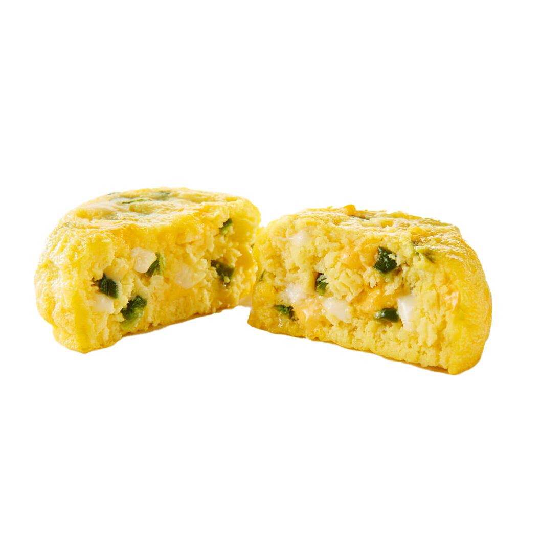 Papetti’s® Cage-Free Fully Cooked Spicy Egg Bite with Cheese and Jalapeno, 120/1.75oz