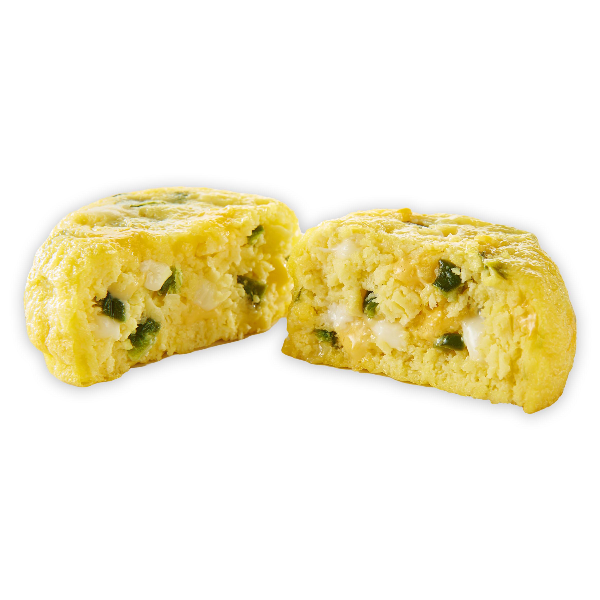 Papetti’s® Cage-Free Fully Cooked Spicy Egg Bite with Cheese and Jalapeno, 120/1.75oz