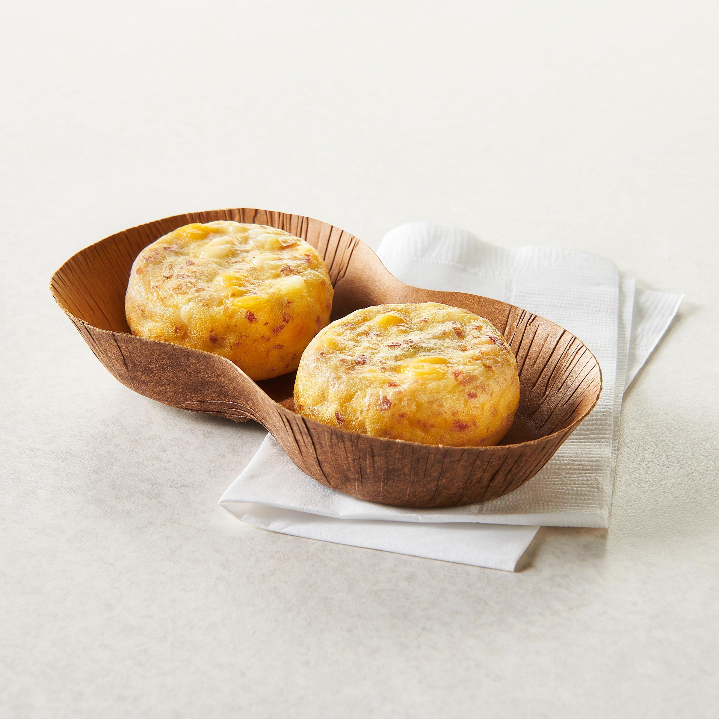 Papetti's® Cage-Free Fully Cooked Cheese and Bacon Egg Bite, 120/1.75 oz