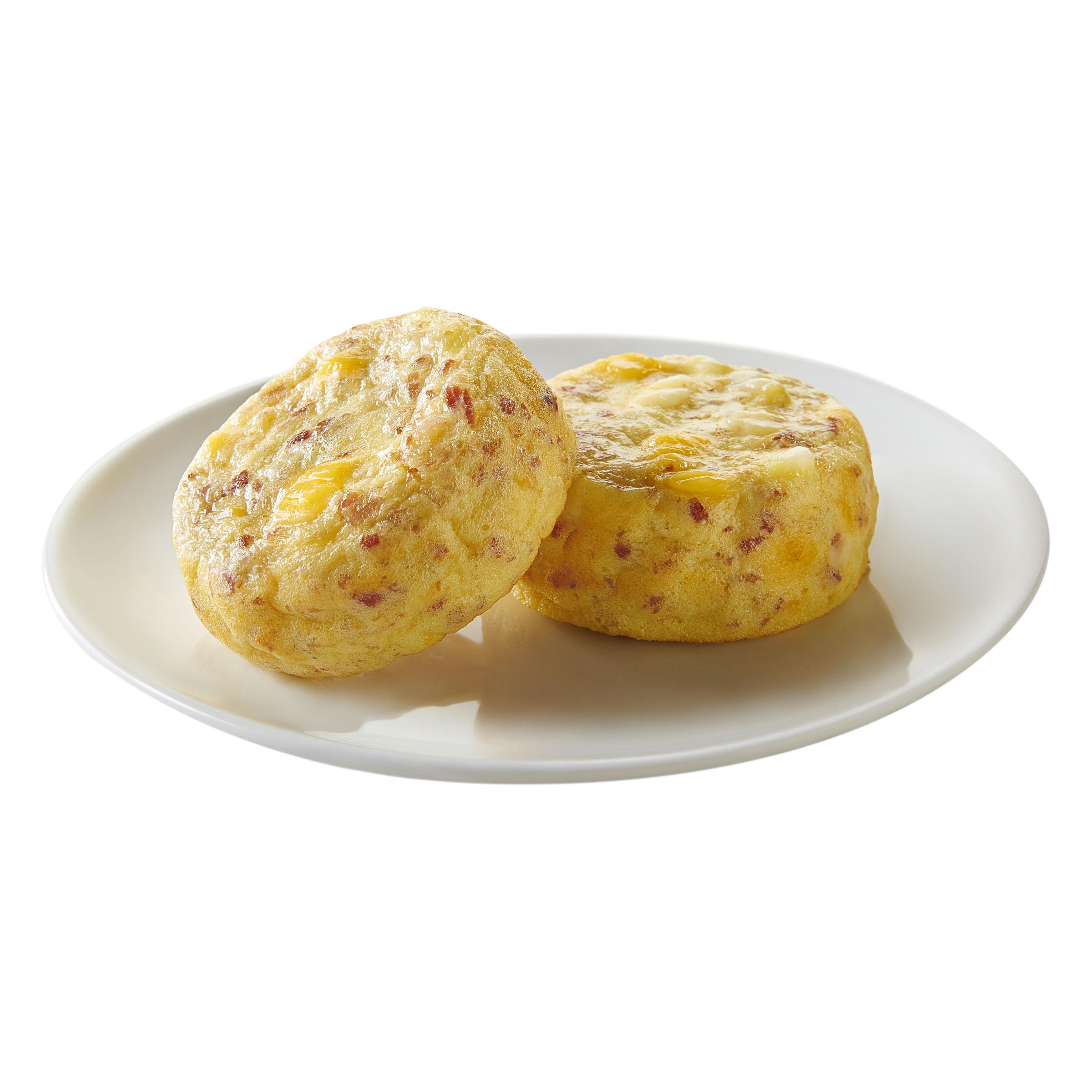 Papetti’s® Cage-Free Fully Cooked Cheese and Bacon Egg Bite, 120/1.75 oz