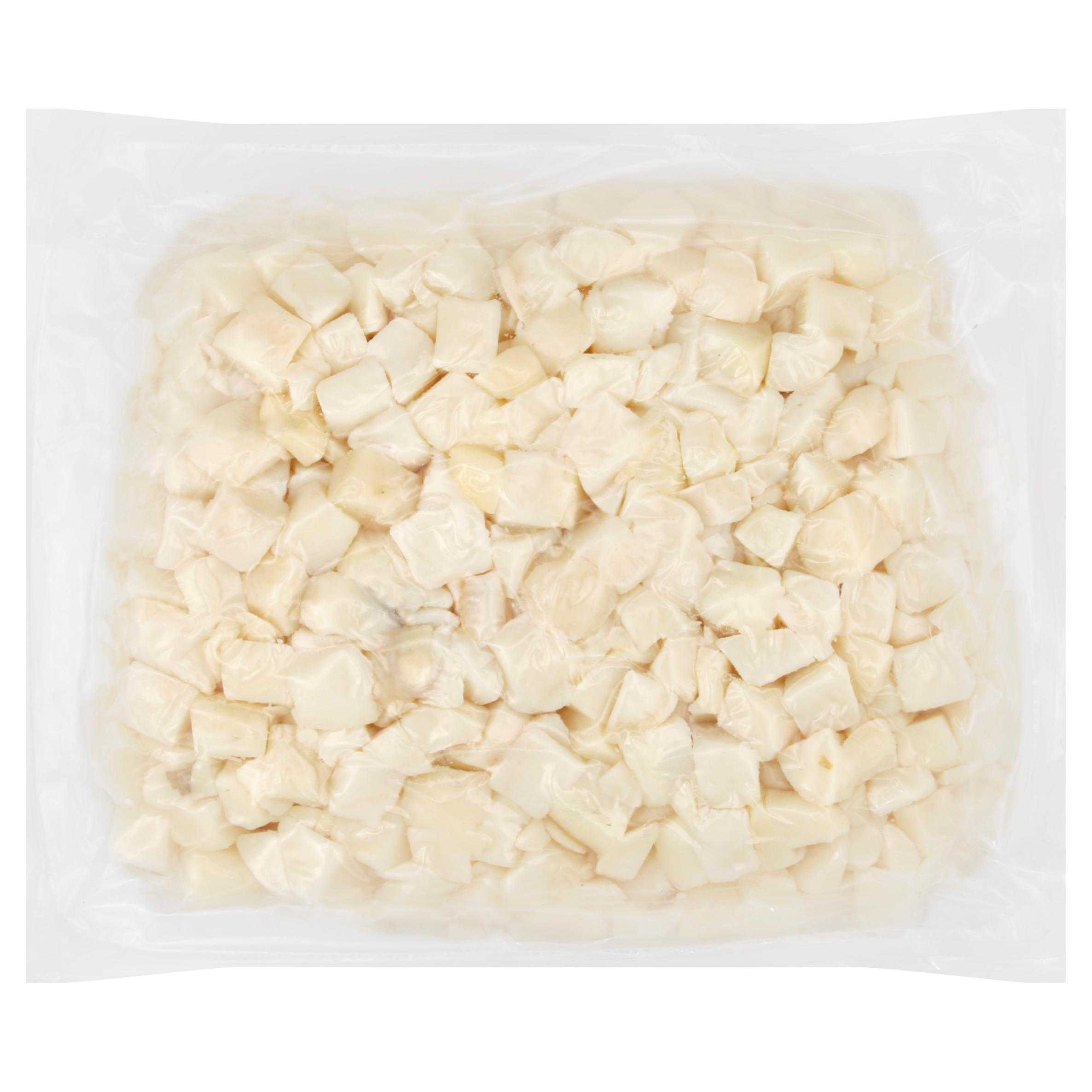 Simply Potatoes® Refrigerated 7/8″ Skinless Diced Potatoes made with peeled Russet potatoes diced dimensions 7/8″ x 7/8″ x 3/4″, 2/1