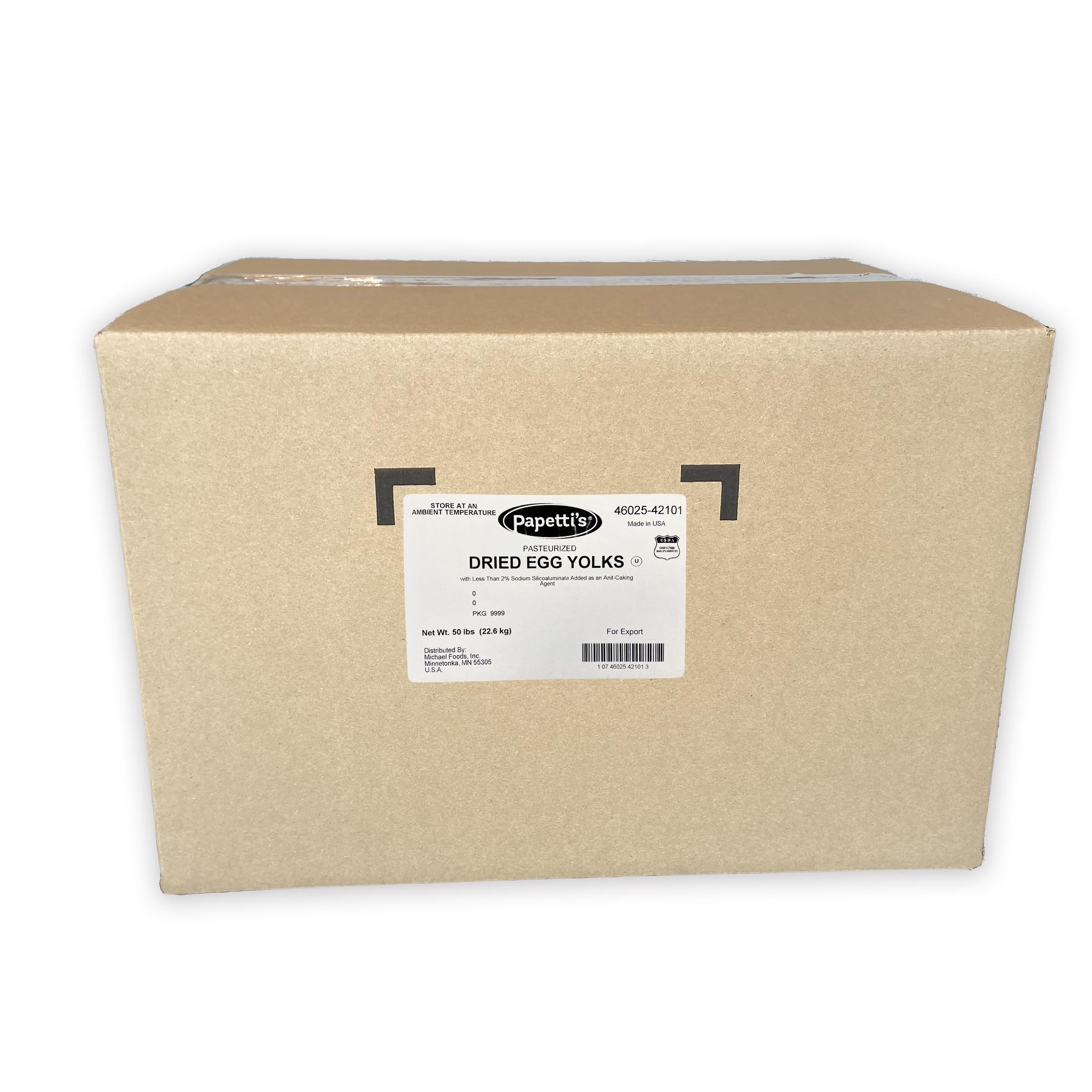Papetti’s® Dried Yolk Free Flow, 1/50 Lb Box