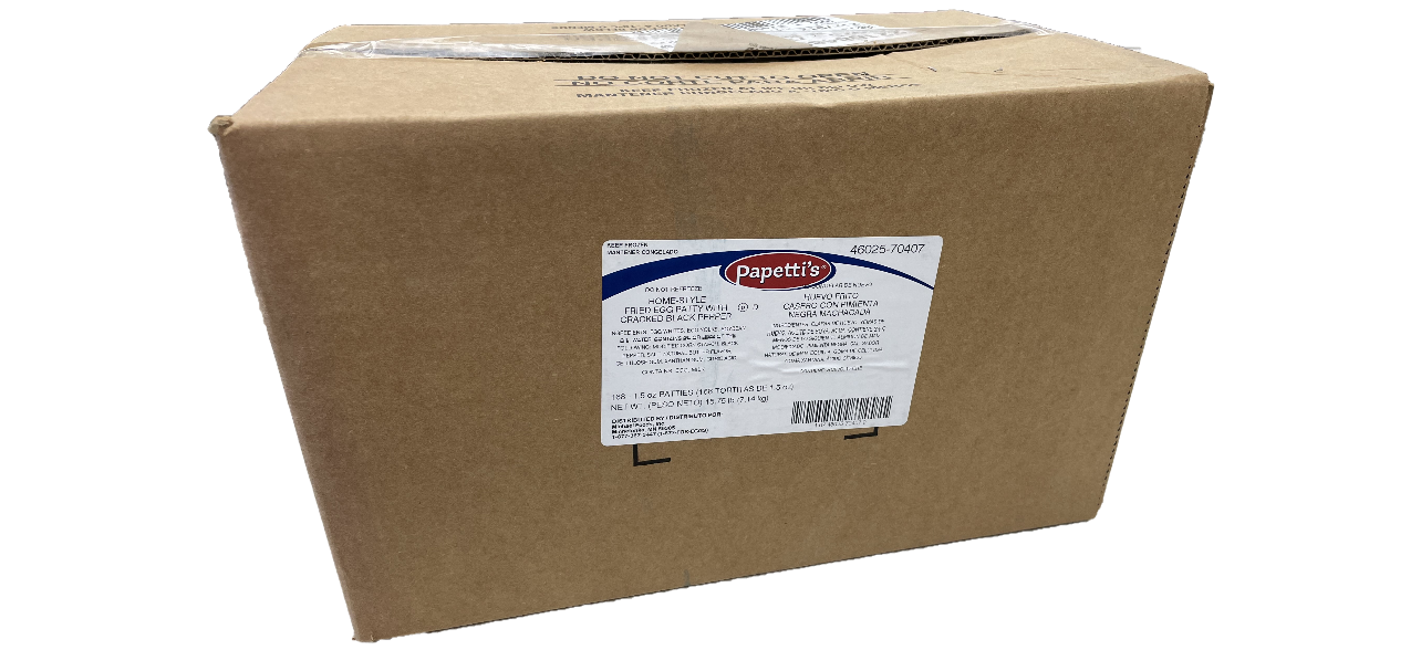 Papetti’s® Home-Style Fried Egg with Cracked Black Pepper, 168/1.5 oz