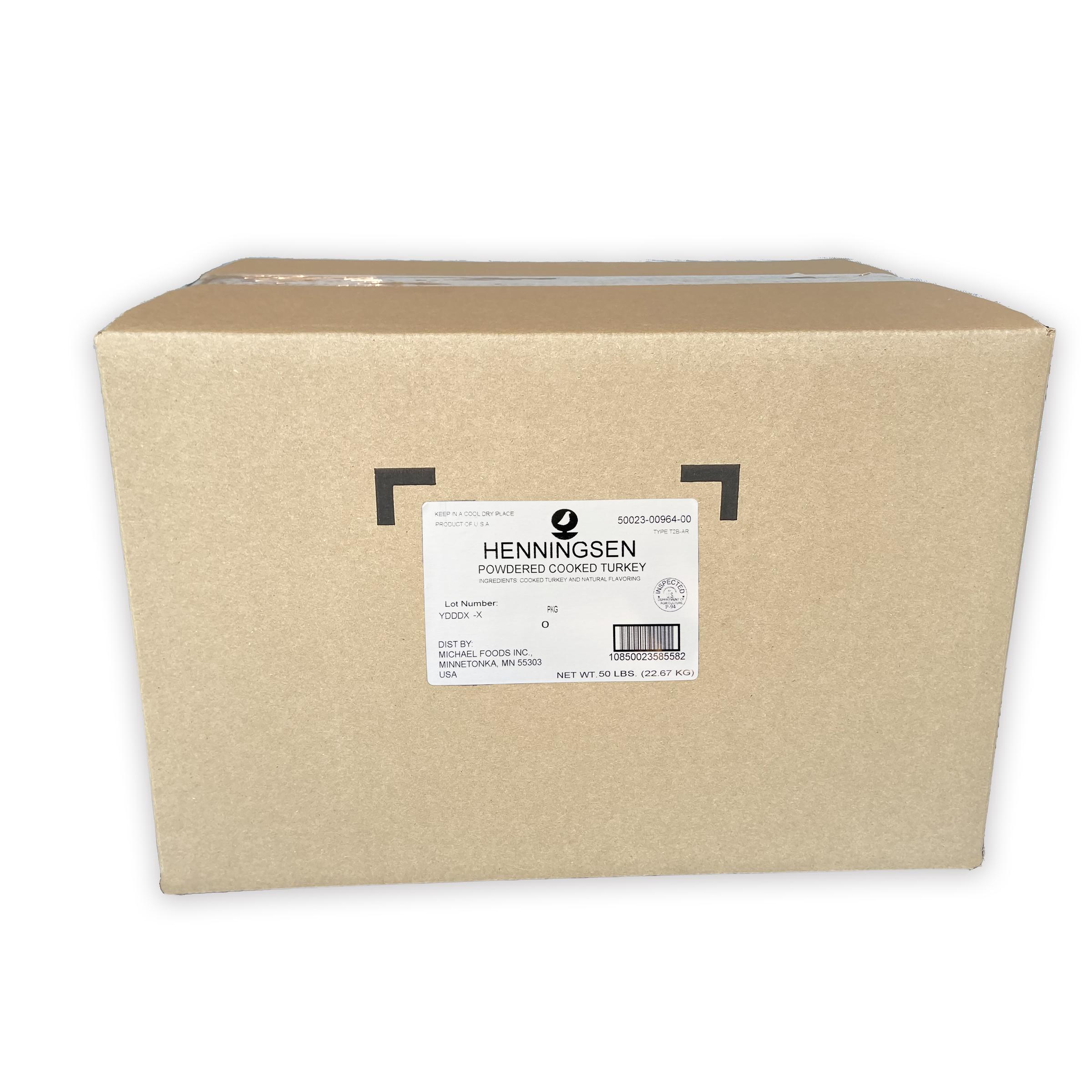 Henningsen Powdered Turkey, 1/50 Lb Box